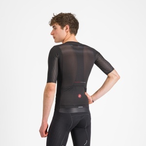 Castelli - tricou ciclism maneca scurta race fit - Aero Race 8S Jersey - 18-36 gr C - negru - Img 2