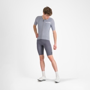 Castelli - tricou ciclism maneca scurta tailored fit - Premio Evo Jersey - gri - Img 6