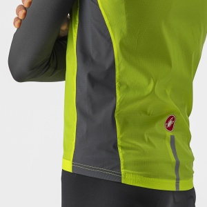 Castelli - vesta ciclism - Squadra Stretch Vest - lime | gri inchis - Img 3