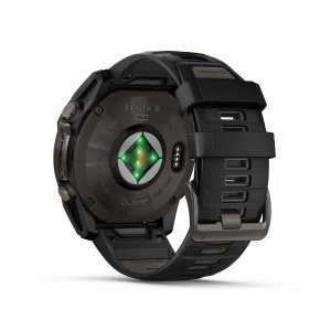 Ceas Garmin Fenix 8 Solar Saphire Titanium 51MM Carbon Grey/Black - Img 4