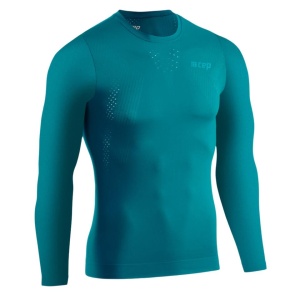 CEP - bluza cu maneca lunga - run ultralight shirt long sleeve - petrol - Img 3