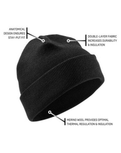 CEP - caciula - cold weather merino beanie - black - Img 4