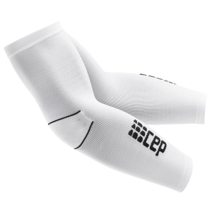 CEP - compresie brate - Compression Arm Sleeves - White I Black