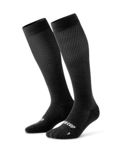 CEP - sosete compresie inalte - flight socks tall - black - Img 3
