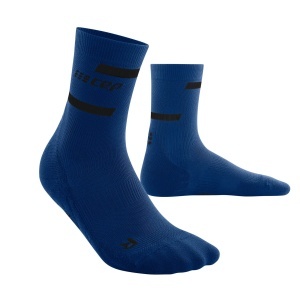 CEP - sosete compresie medii - the run socks mid cut v4 - blue - Img 2