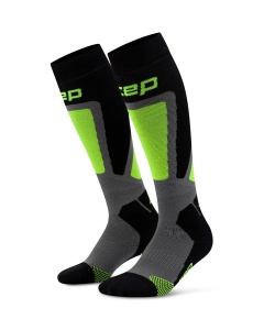 CEP - sosete compresie tall - Ski Thermo 4.0 - black | lime - III - Img 2