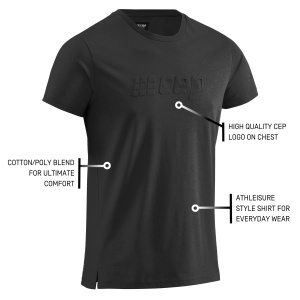 CEP - Tricou cu maneca scurta barbati Crew Shirt - negru - Img 9