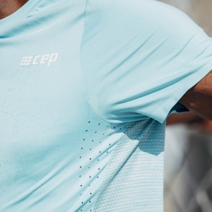 CEP - tricou cu maneca scurta - Run Shirt round neck - Ocean - Img 6