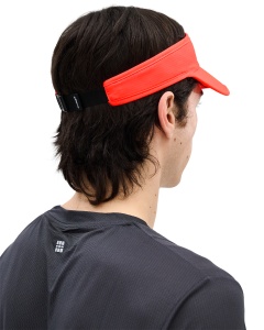 CEP - vizor - run foldable visor - burgundy - Img 21