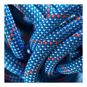 Coarda Dinamica Mammut 9.5 Crag Classic Rope 50m Blue-White - Img 2