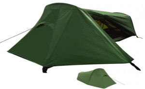 Cort Freetime Raid Lite DLX 1 persoana, verde, 220 x 80/60 +45 cm - Img 2
