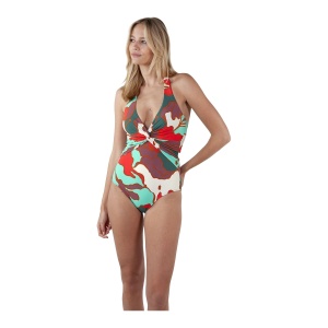 Costum Baie Femei Barts Bunbe Halter Shaping One Piece Red