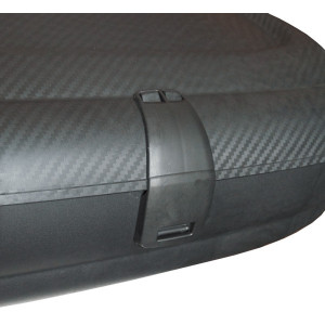 Cutie portbagaj Carbon Look 320L, Neagra, 131x77x34cm - Img 14