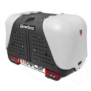 Cutie portbagaj pe carligul de remorcare Towbox V2 DOG Gri - Img 5
