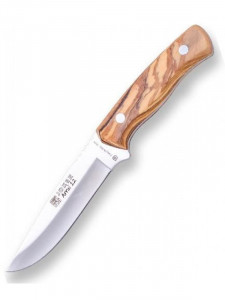 Cutit JOKER ARRUI lama 12cm maner lemn toc piele CO63 - Img 2