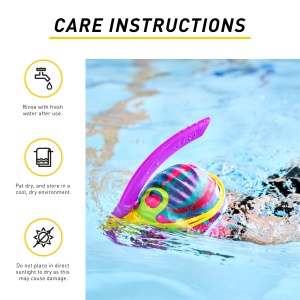 Finis - accesoriu inot pentru copii Snorkel Stability Jr - albastru ocean - Img 4