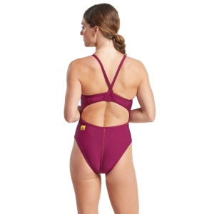 Finis - Costume de baie intreg pentru femei - Skinback Solid - rosu - Img 65