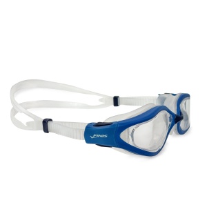 Finis - ochelari inot adulti Alliance googles - alb albastru lentila transparenta - Img 2