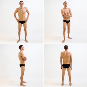 Finis - Slip inot barbati - Brief Solid - negru - Img 2