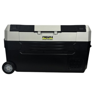 Frigider auto portabil cu roți 30.5 L, cu compresor, alimentare 12V/24V/220V, Bluetooth, control digital, -20°C +20°C, EMD4x4 - Img 4