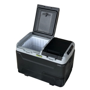 Frigider si congelator auto portabil 42.4 L, cu compresor, alimentare 12V/24V/220V, Bluetooth, control digital, -20°C +20°C EMD4x4 - Img 3