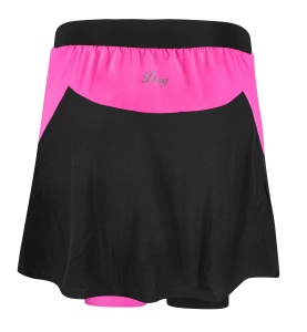 Fusta cu pantaloni scurti cu bazon Force Daisy negru/roz - Img 4
