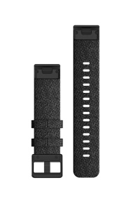 Garmin curea nailon - QuickFit 20 - neagra - negru - Img 2