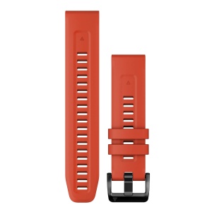 Garmin curea QuickFit 22 - silicon - rosu flame red - Img 2