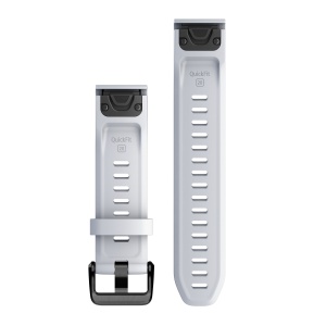 Garmin curea silicon QuickFit 20 - alb Whitestone pentru Fenix 5s/ 6s/ 7s D2 Delta S - Img 2