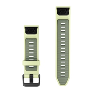 Garmin - curea silicon - QuickFit 20 watch band - Citron I Willow - Img 2