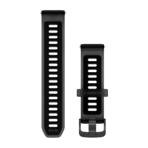 Garmin Curele cu eliberare rapidă (Quick Release 20 mm) | Negru translucid/negru cu carcasă slate - Img 2