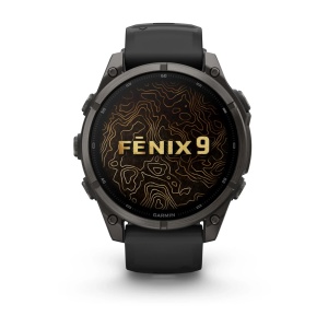 Garmin Fenix 9 AMOLED - 47 mm Titan DLC Carbon - Smartwatch Multisport Premium cu AMOLED - Img 2