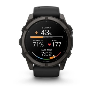 Garmin Fenix 9 AMOLED - 51 mm Titan DLC Carbon - Smartwatch Multisport Premium cu AMOLED - Img 4