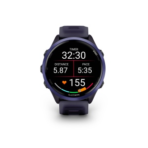 Garmin Forerunner 570 - 47mm - ceas multisport cu GPS si AMOLED - negru Indigo Aluminium with Translucent Imperial Purple | Indigo Band - Img 7