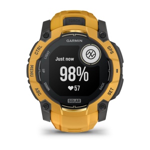Garmin Instinct 3 – 50 mm, Solar | Sunburst curea cu Sunburst/Grey - Img 9
