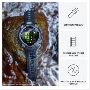 Garmin Instinct 3 AMOLED 45mm - Smartwatch Robust GPS - ediția limitată albastră - Img 10
