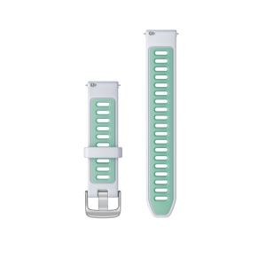 Garmin Quick Release 18 - curea silicon - alb-albastru tidal - Img 3