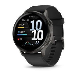 Garmin - Venu 4 - 41mm - Beige | Lunar Gold - Img 13