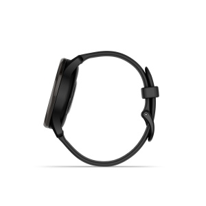 Garmin - vivomove Trend - Ramă Neagra din oţel inoxidabil - carcasa neagra - bratara silicon neagra - Img 8