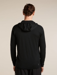 Icebreaker - hanorac - 150 MerinoFine Ace LS Zip Hoodie UPF - Black - L - Img 2