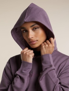Icebreaker - hanorac - 360 RealFleece Elemental LS Hood W - Grey Plum - L - Img 6
