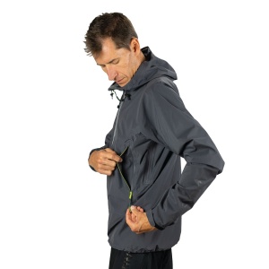 Instinct - Jacheta impermeabila unisex Ultra Rain Shell - gri antracit - Img 3