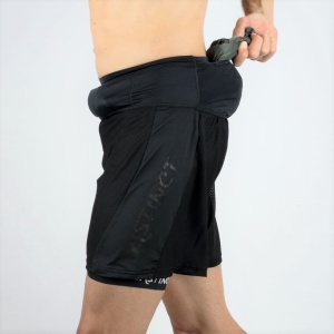 Instinct - Pantaloni scurti maraton barbati - Trail Short Marathon 2-in-1 - Negru - Img 5