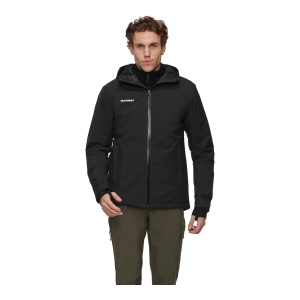 Jacheta Barbati Mammut Linard HS Thermo Hooded Black - Img 2