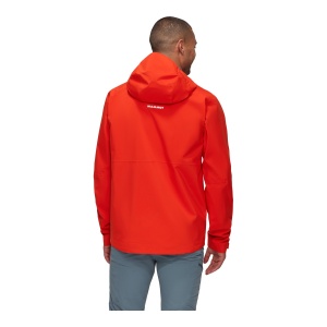 Jacheta Barbati Mammut Linard Light HS Hooded Mammut Red - Img 3