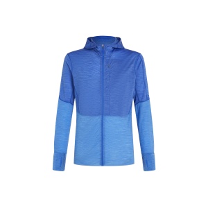 JACHETA BARBATI MERINO 200 REAL FLEECE DESCENDER HOODIE BRILLIANT/BAJA/CB