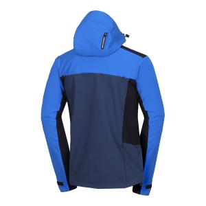Jacheta Barbati Northfinder Softshell Aurelian Blue Black - Img 6