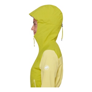 Jacheta Femei Mammut Crag HS Hooded Yellow - Img 8