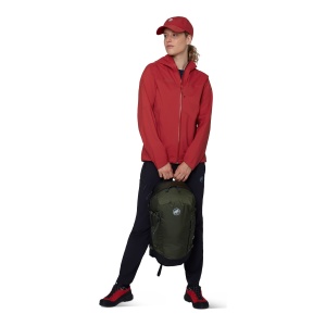 Jacheta Femei Mammut Ducan HS Hooded Dark Mammut Red - Img 9
