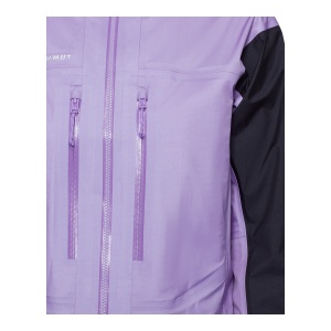 Jacheta Femei Mammut Taiss Light HS Hooded Lavandin-Black - Img 6